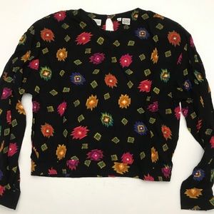 Acetate abstract top Size 6